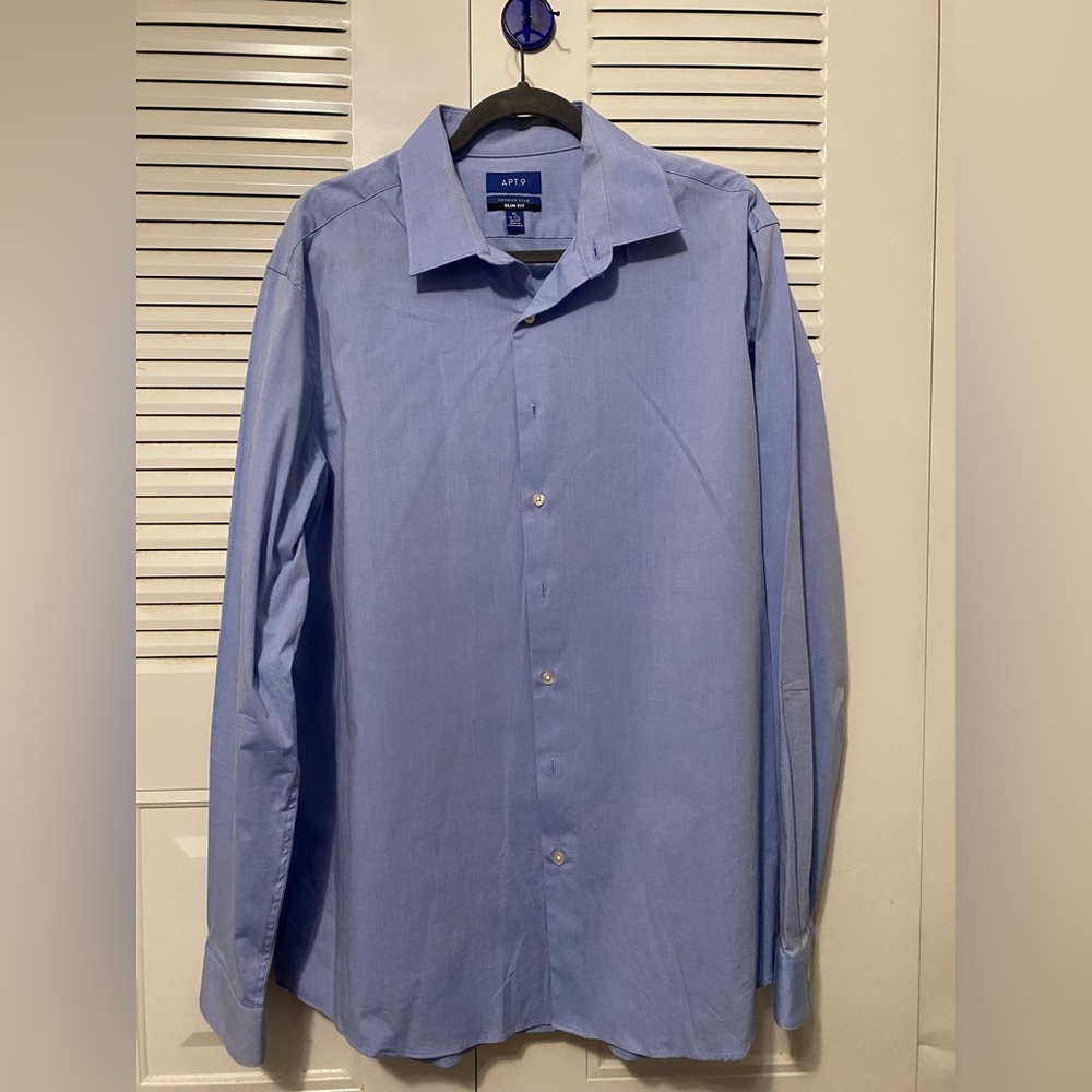 Men's Blue Dress Shirt